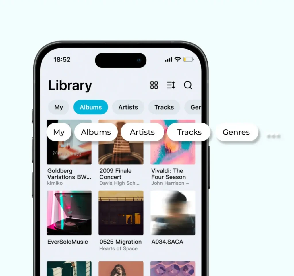 Wielowymiarowe zarządzanie biblioteką muzyczną